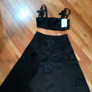 Valentino black 2 piece